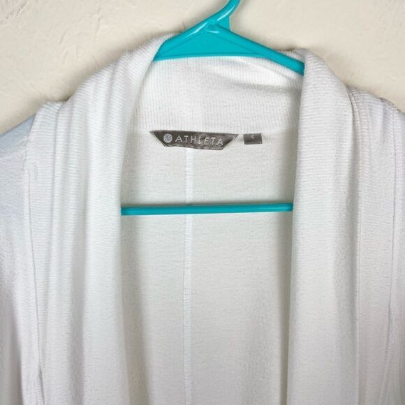 Athleta Pranayama Restore Wrap Pocket Cardigan - White - Picture 7 of 7